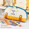 Stylish Korean Style Drawstring Pen Bag With Large Capacity For Students And Professionals