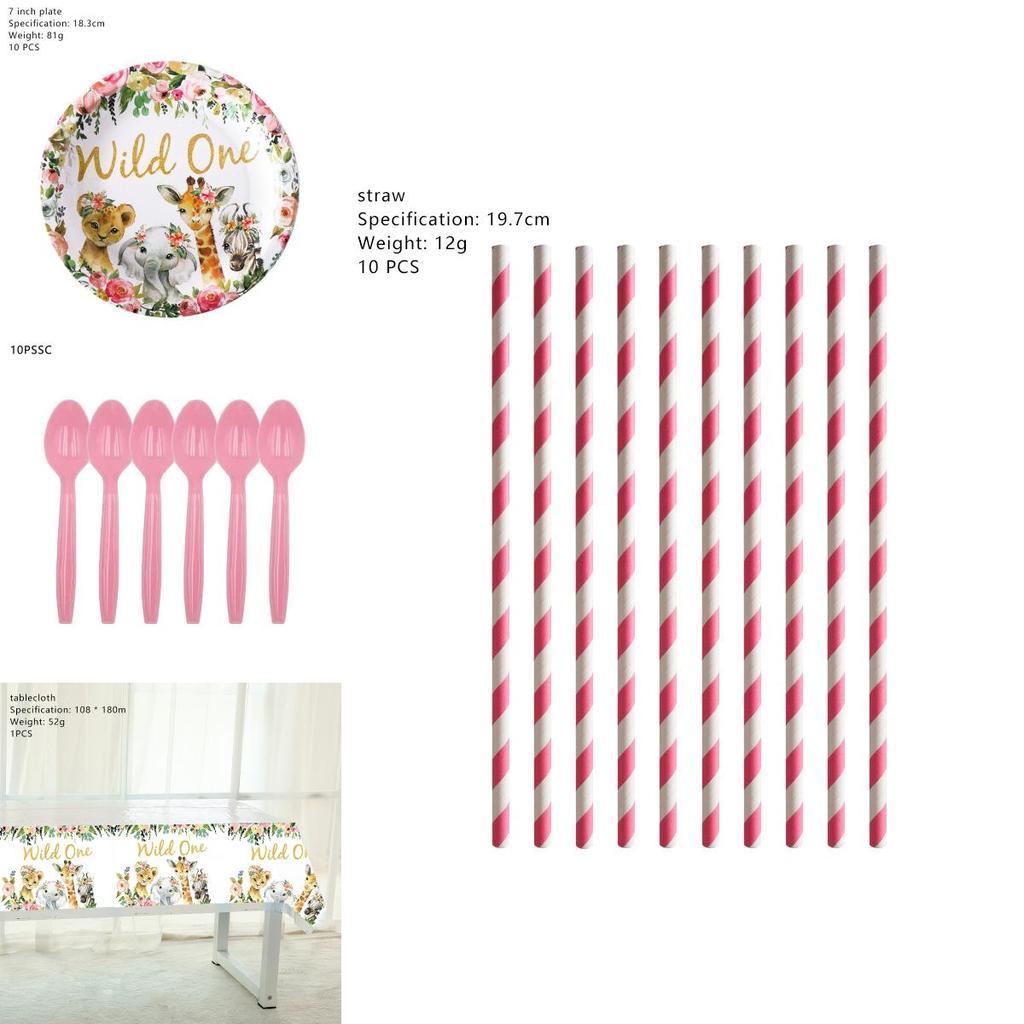 One Fun-filled Birthday Party Supplies With Delightful Decor And Colorful Accents**