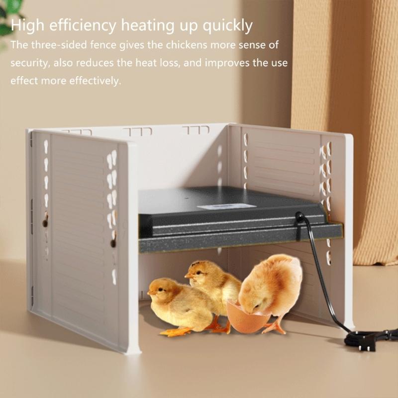Height Adjustable Chicken Brooder Heater Automatic Chick Heating Plate for Baby Chick and Duckling