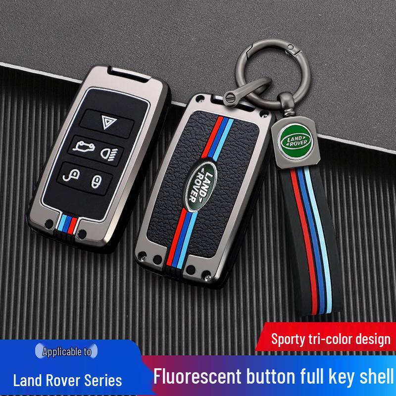 Compatible Key Case for Land Rover Range Rover, Discovery Sport, Velar, Defender, Freelander, Aurora