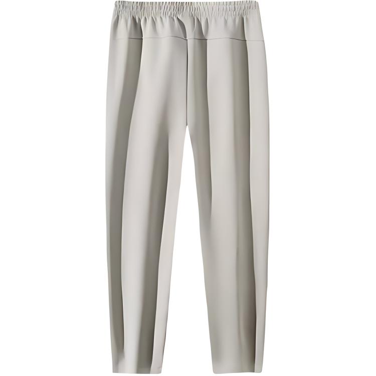 

Anta Casual Simple Solid Color Fleece Straight Leg Knitted Sports Pants Men bottoms Light-Chestnut-Gray 152447315N-3 L