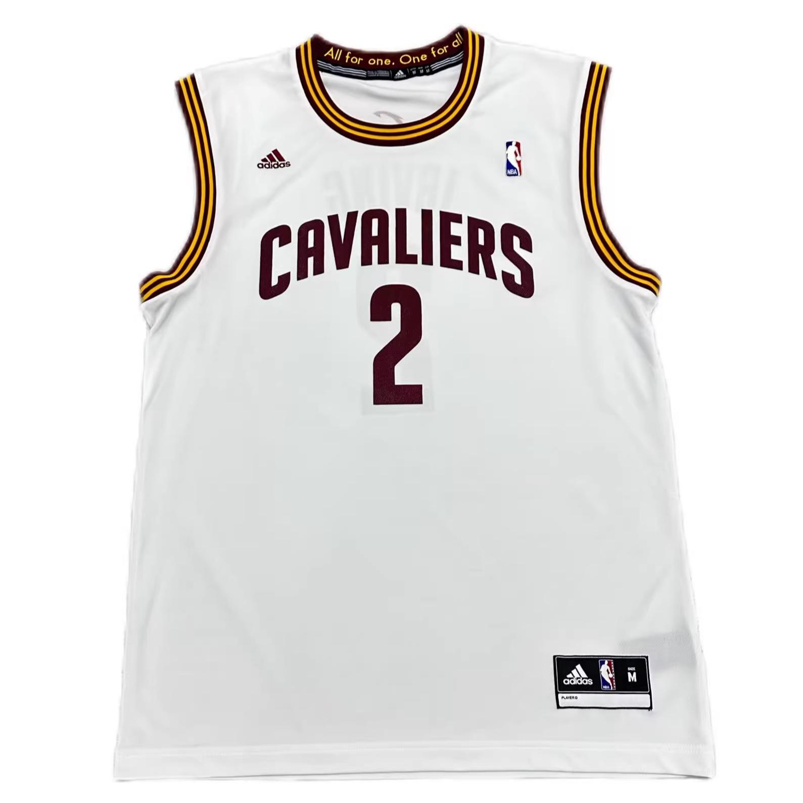 

Adidas X NBA Collaboration Cleveland Cavaliers Irving Fashion Comfortable Soft Skin-Friendly Basketball Jersey Unisex jerseys White 7818A-CVW-ANR1515 M