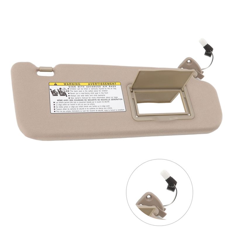 Portable Car Inside Sun Visor With Makeup Mirror Replacement For Sonata 2006-2008