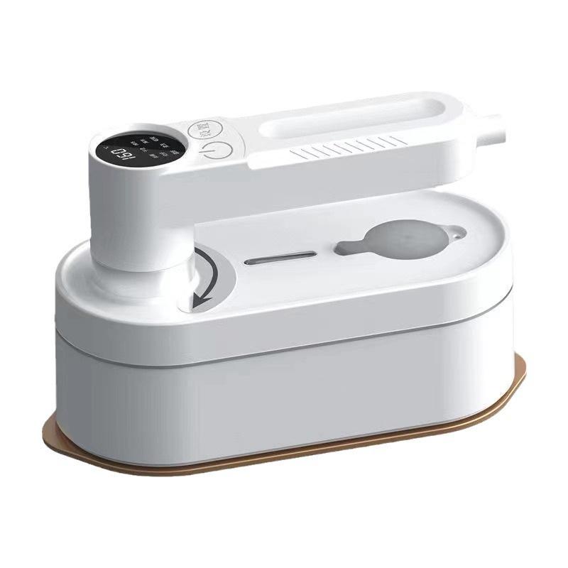 

Новый высококачественный цифровой ручной утюг Маленький бытовой подвесной утюг Паровой утюг Гладить одежду Портативный утюг белый