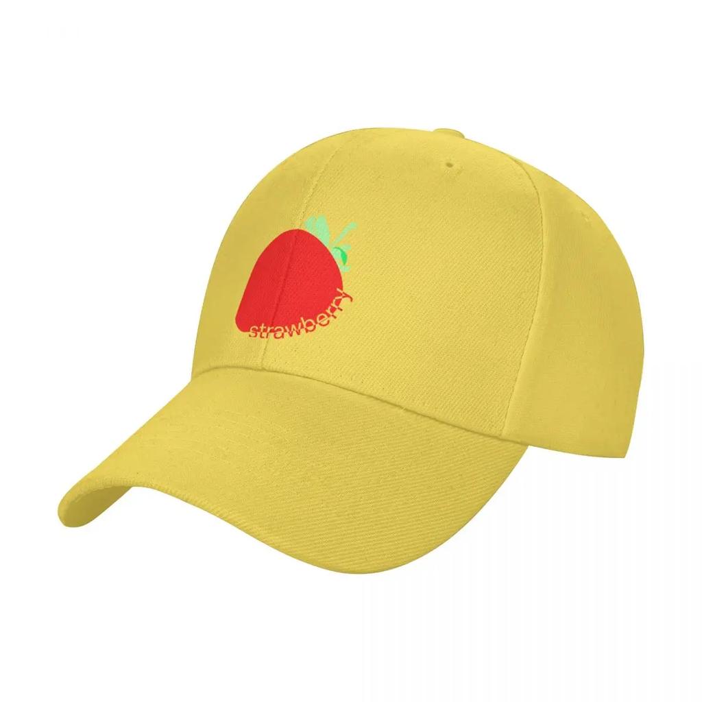 Typefruit  Strawberry Baseball Cap New In Hat Custom Caps Rave Military Tactical Cap Mens Tennis Womens