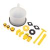 15Pcs Radiator Coolant Filling Funnel Kit Spill Proof Reinforced Design Universal Cooling System Fill Kit