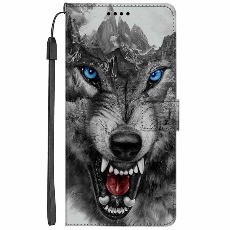 Flip Stand Leather Case For Oppo Reno13 F Lion Cat Wallet Book Funda For Reno13 F 4G 5G Cartoon Wallet Stand Phone Case Reno13 F