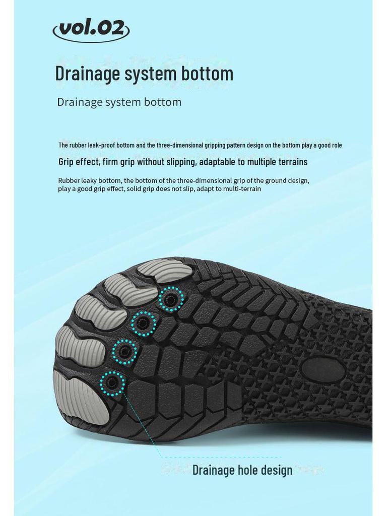 Schnelltrocknende Wasserschuhe für Damen und Herren, rutschfeste und schnittfeste Eltern-Kind-Schuhe, für das Sea Rafting, River Tracing und Barfuß-Schwimmschuhe für Kinder.