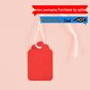 Color Adhesive Jewelry Hang Tags with String - Blank Paper Labels for Handwriting
