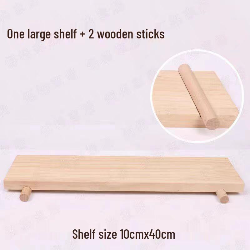 Universal Solid Wood Pegboard Shelf & Display Hanger