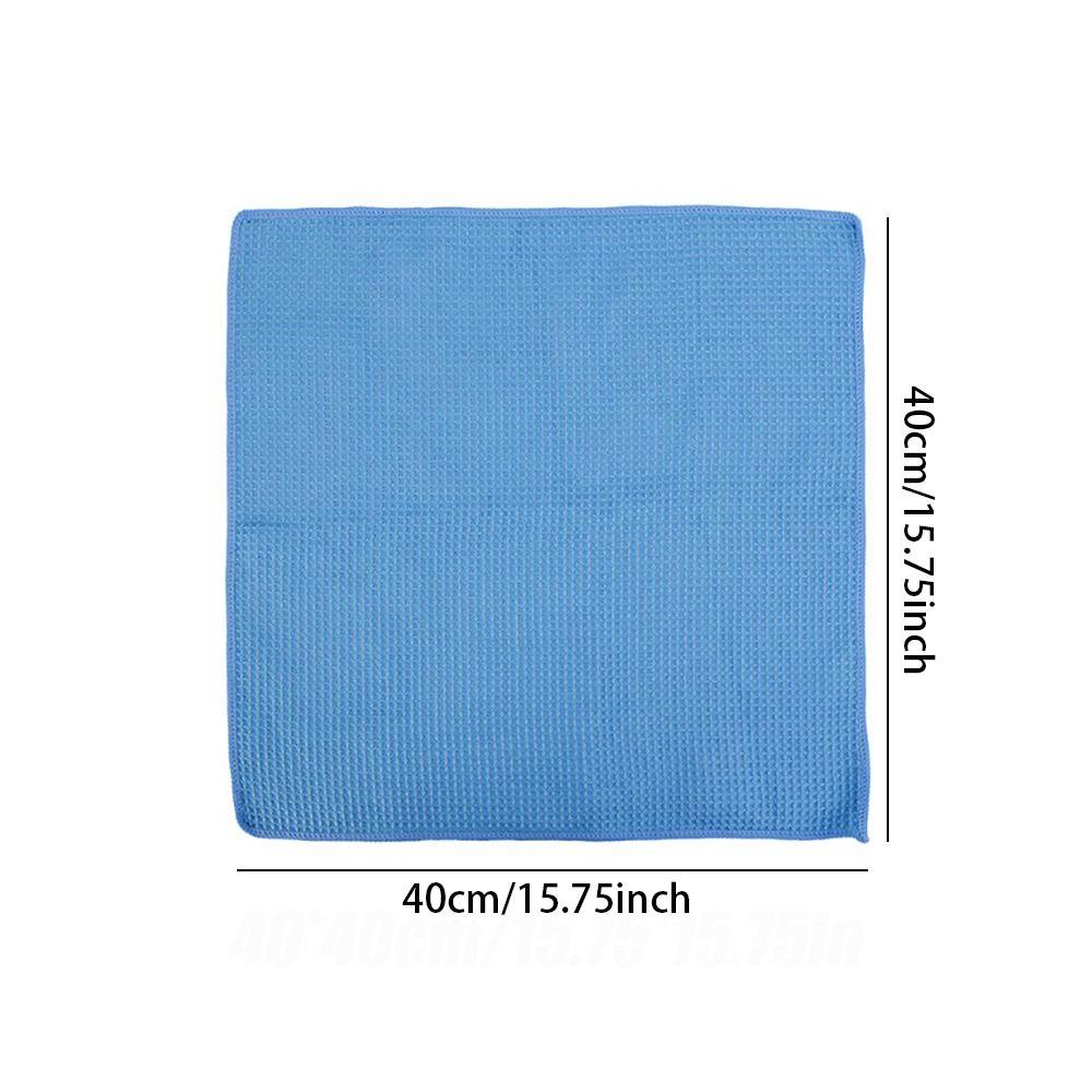 1Pcs Microfiber Car Cleaning Cloth Detailing Waffle Weave Window Clean Wipe New Glass Wash Towel
