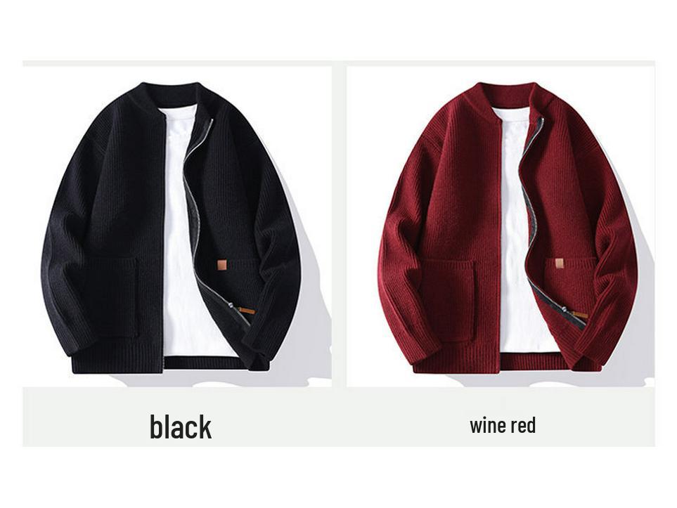 2025 A/W Casual Men's Sweater Cardigan - New Southeast Asia Style