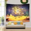 SHRAPHY Egyptian Horus Eye Tapestry Wall Hanging Egyptian Pyramids Wall Tapestry Starry Sky Tapestries Wall Art Wall Blanket for Bedroom Home Decor