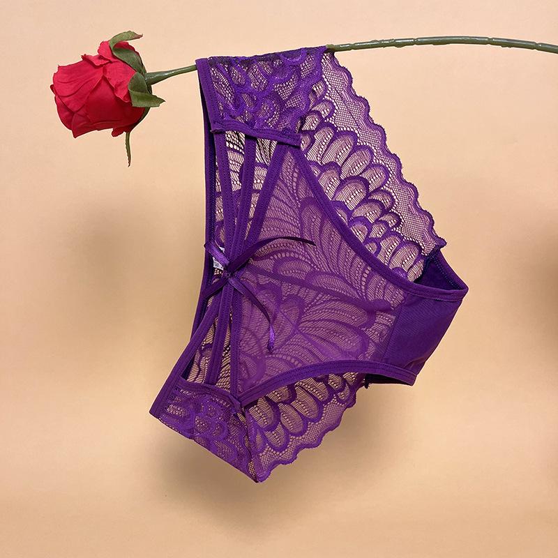 Women's Seamless Quick-Dry Breathable Summer Underwear, Thin Style with Butt-Lifting, Cotton Crotch, and Lace Trim for a Sexy Look