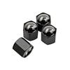 New New 4pcs Car Wheel Tires Valve Caps Tyre Dust Covers For Volkswagen GTI Passat Touareg Tiguan Golf Bora Jetta CC Beetle P