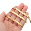 Dárky Šperky Choker Hadí Článkový Řetízek Rybí Kost Náhrdelník Plochý Hadí Řetízek Zlacený/Postříbřený
