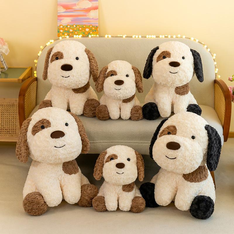 Cute Dog Plush Toy Doll Spotted Dog Stuffed Animal Kids Sleep Doll Gift For Girls