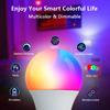 16 Colors Smart Light Bulbs E27 LED Lamp RGB With IR Remote Control AC 220V Dimmable Colorful Bulb For Bedroom Party Home Decor