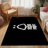 Red Tree Forest Logo Themed Anti-Slip Rugs - Polyester Home Decor, Suitable for Bedrooms, Living Rooms, Doorways, Studios, and Decorations