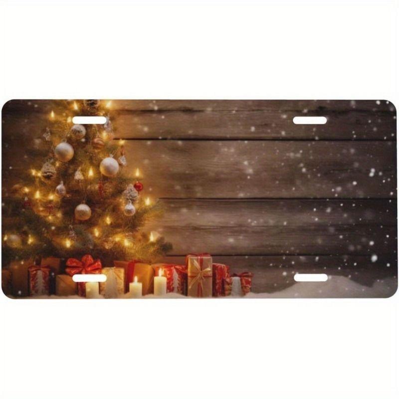 Motorcycle Souvenir License Plate, Metal Auto Wall Decor 15x30cm
