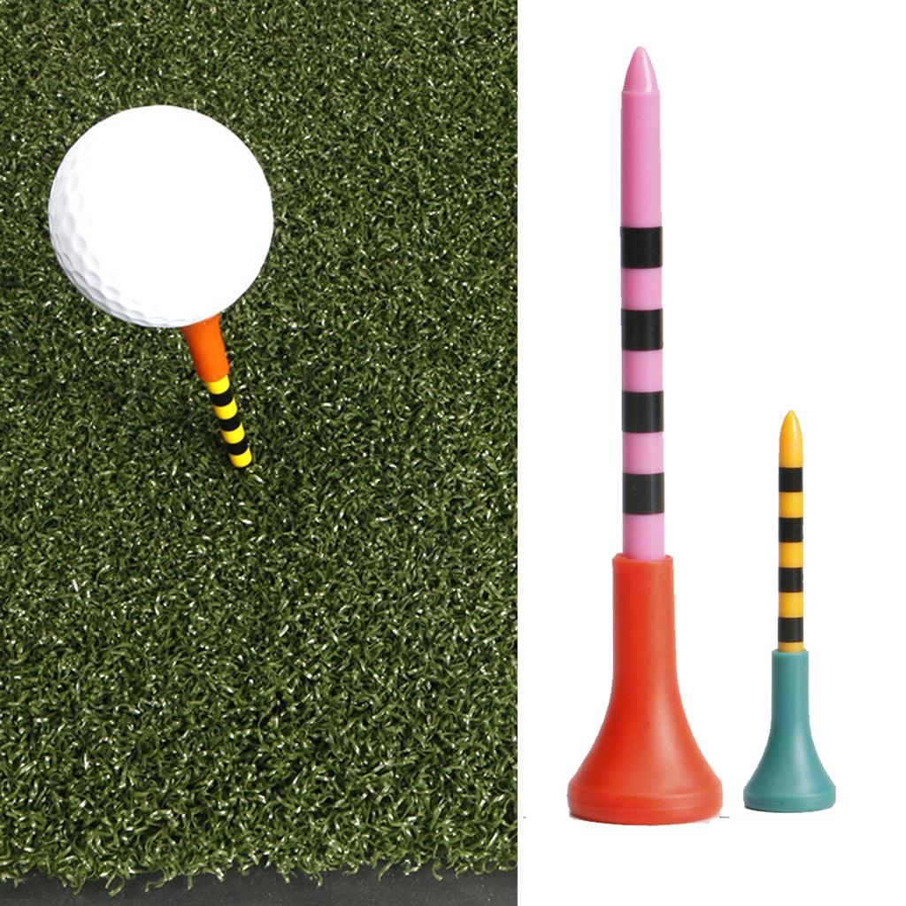 30 Stück Bunte Kunststoff Golf Tees Ersatz Golfballhalter Unzerbrechliche Golf Trainings Übungs Tees für Damen Herren