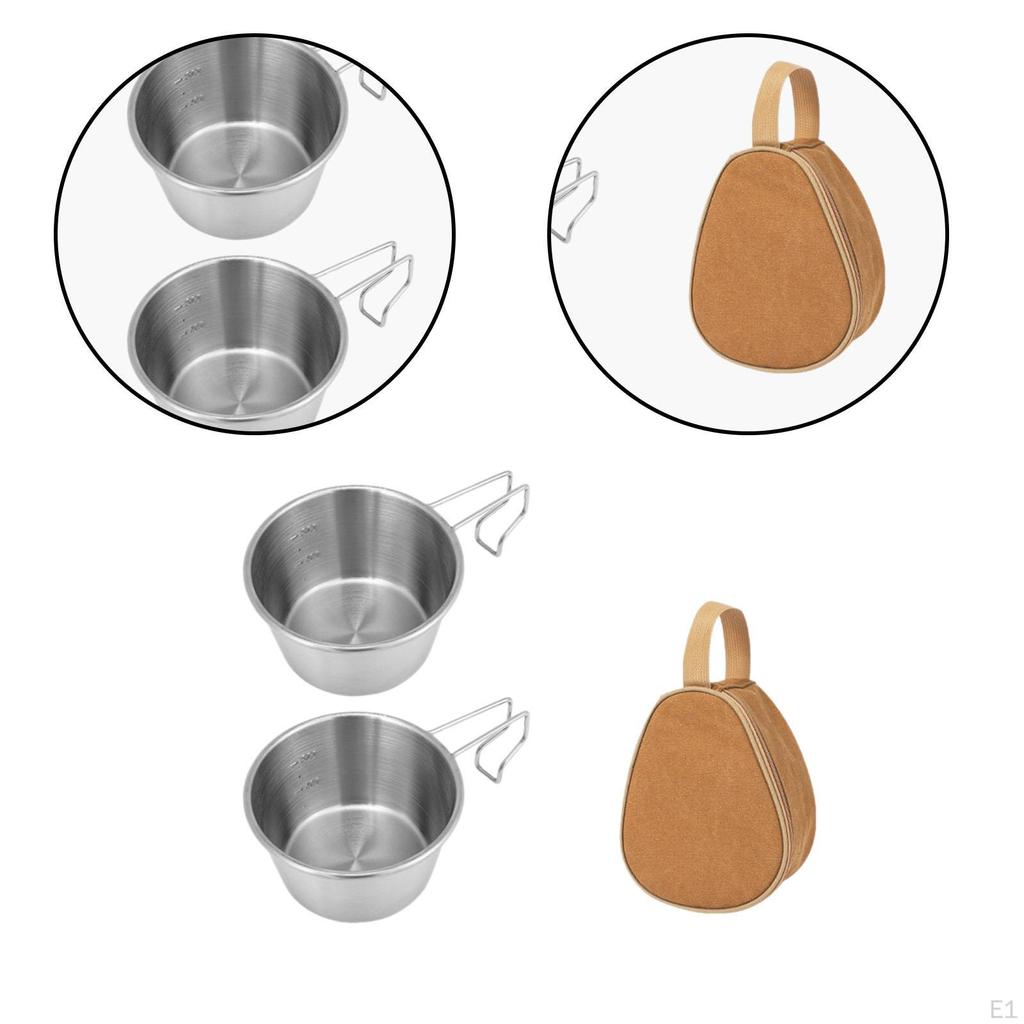 300ml Camping Miska Mieszanie Kubek Gotowanie Łatwe Przenoszenie Praktyczne Naczynia Ze Stali Nierdzewnej Do Grillowania