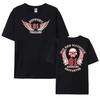 Hells Angels World T-Shirt Herren Mode Support 81 Druck T-Shirt Übergroß Kurzarm Herren Grafik Hell's Angels Baumwoll-Tees