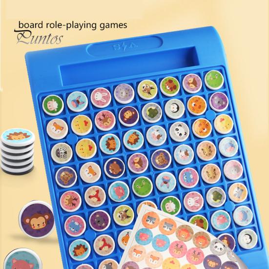 لعبة شطرنج للأطفال معكوسة، لعبة مطابقة شطرنج حيوانات كرتونية، تدريب التركيز للأطفال الصغار، لعبة تحدي الذاكرة التعليمية