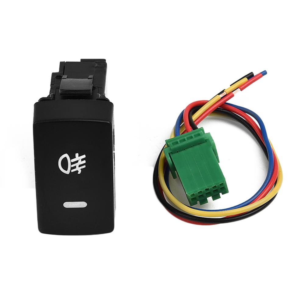 5-Pin Fog Lamp Switches with Cable Car Light On/Off LED Push Button 12V Auto Fog Lights Switch Or Honda Accord Civic Accessories Switches4