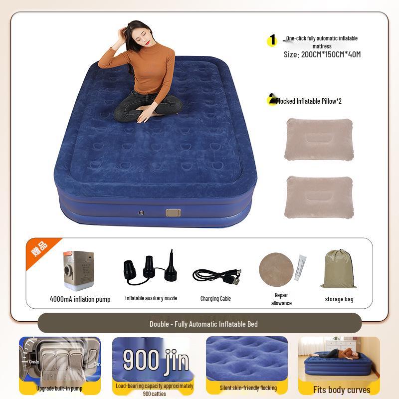 Automatic Inflatable Camping Mattress for Outdoor Travel and Tent Use