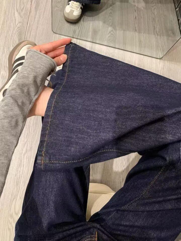 GYOKUU Dark Blue Straight Leg Jeans M