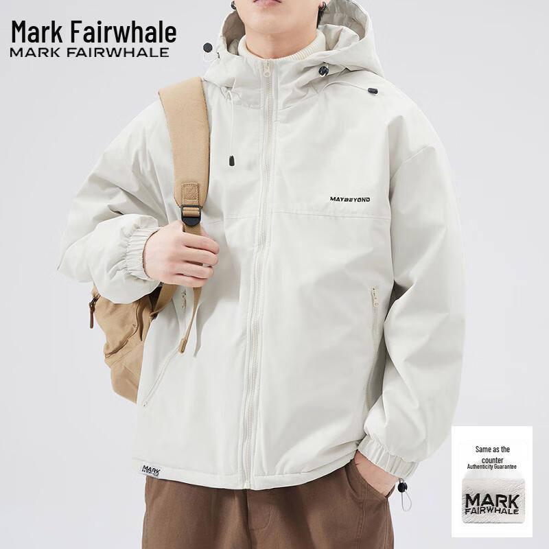 

Mark Fairwhale Men s Hooded Padded Utility Jacket M