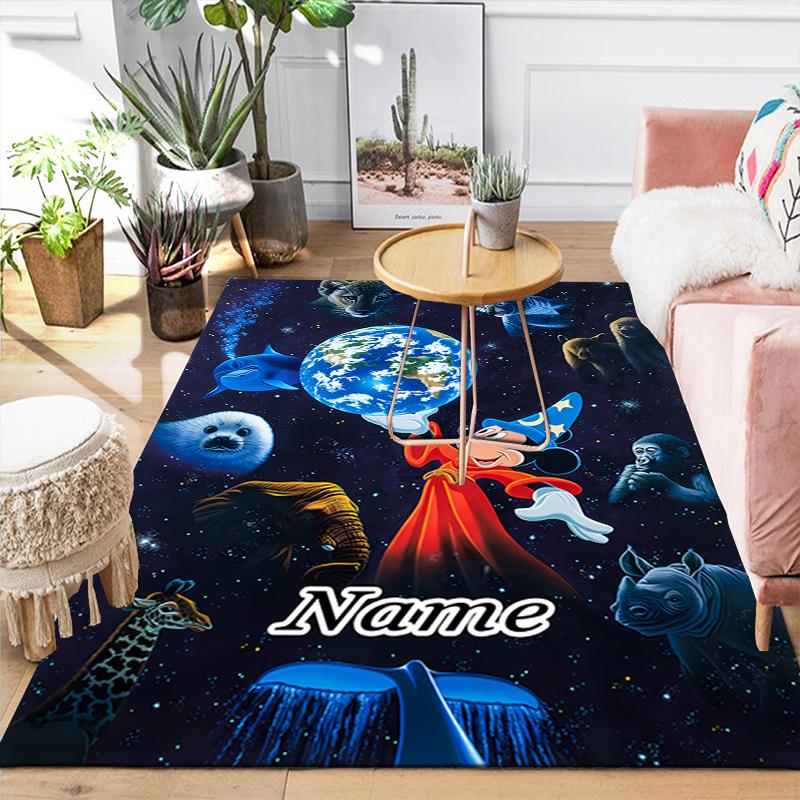 Custom 1Pc Mickey Pluto'S Flea Fight Rug Office Carpet Indoor Outdoor Entrance Doormat Nonslip Soft And Comfortable Living Room D916142