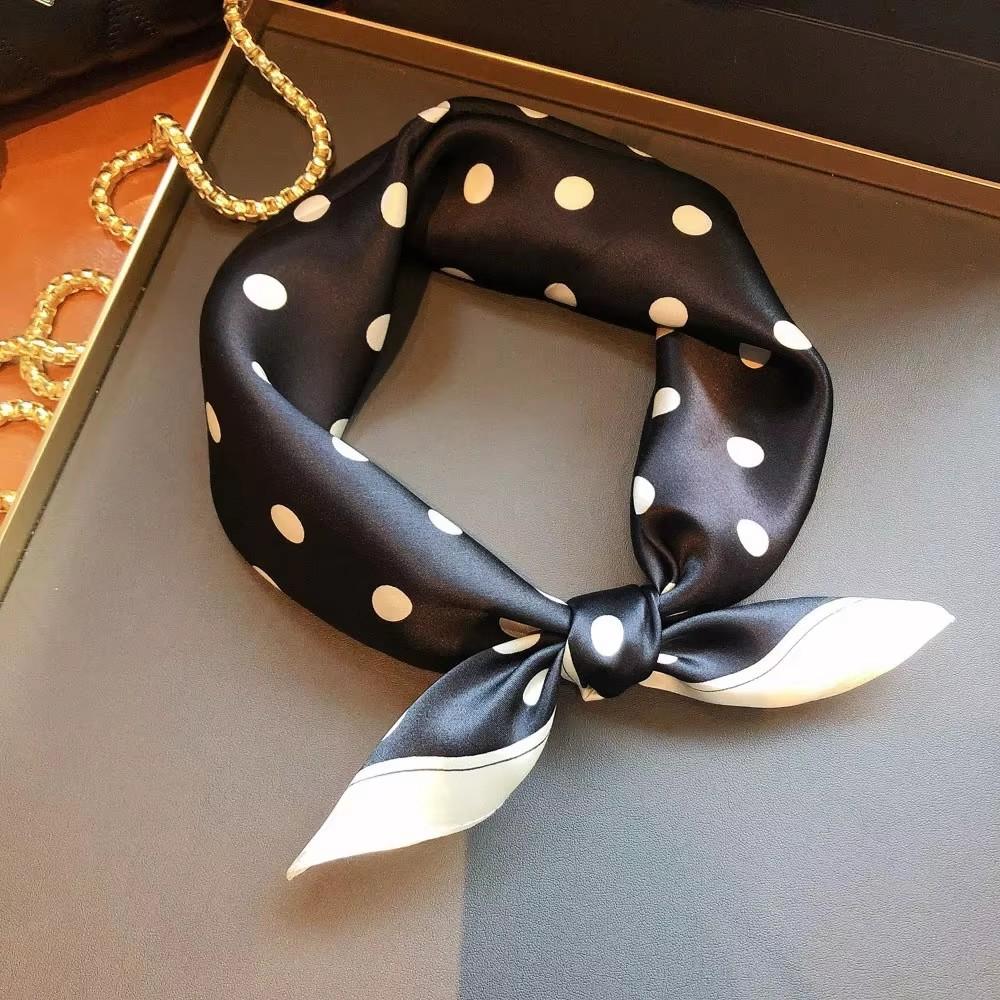 100% Natural Real Silk Scarf Women Print Bandana Square Scarves Wrap Kerchief Spring Fashion Summer Beach High Quality Hijab