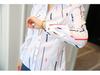 Korean Style Women's Slim Fit V-Neck White Shirt - Autumn 2024 Fashion Long Sleeve Casual Top