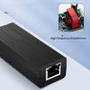 Plastic POE Splitter POE To 12V DC5.5x2.1 Power Transform, 48V To 12V With Overcurrent And Overheats Protections