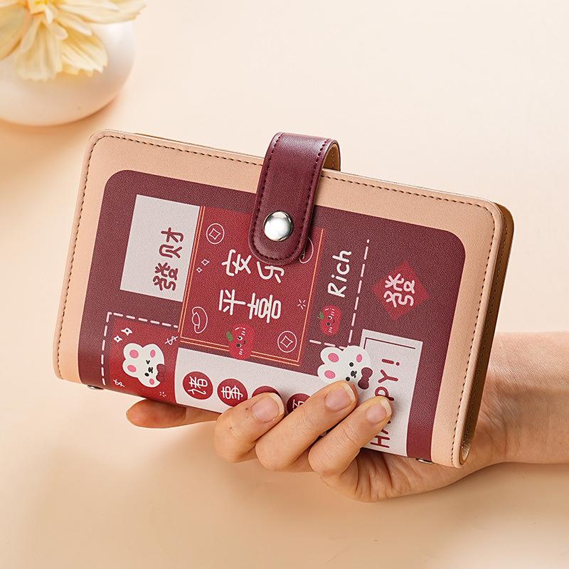 1 Piece Portable Refillable Cash Budget Binder Storage Wallet Planner Organizer PU Leather Saving Money Binder