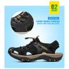 2025 Big Size 48 47 Cowhide Soft Soled Beach Shoes Outdoor Men's Casual Sandals Men Fashion Outdoor Hiking Shoes