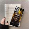 Crown Skeleton Emperor Phone Case For Samsung Galaxy S25 Edge S24 S23 FE S22 S26 Ultra S21 S20 S10 Plus Capa Soft