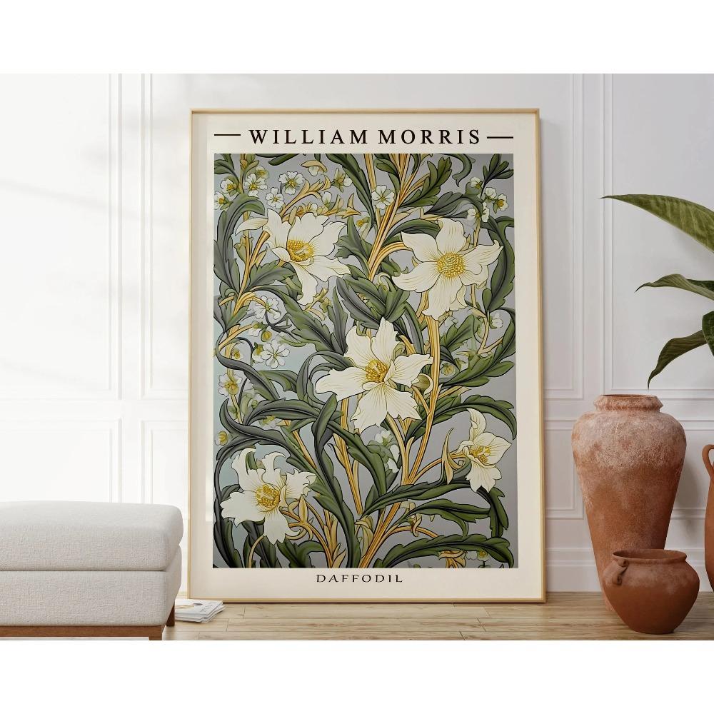 1PC Neutral William Morris Poster Poster Paper Print Home Living Room Bedroom Entrance Bar Cafe Art Painting Decoration