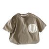 Boy Short Sleeve T Shirt Cotton Summer Casual Kids Tee For Toddler Boys