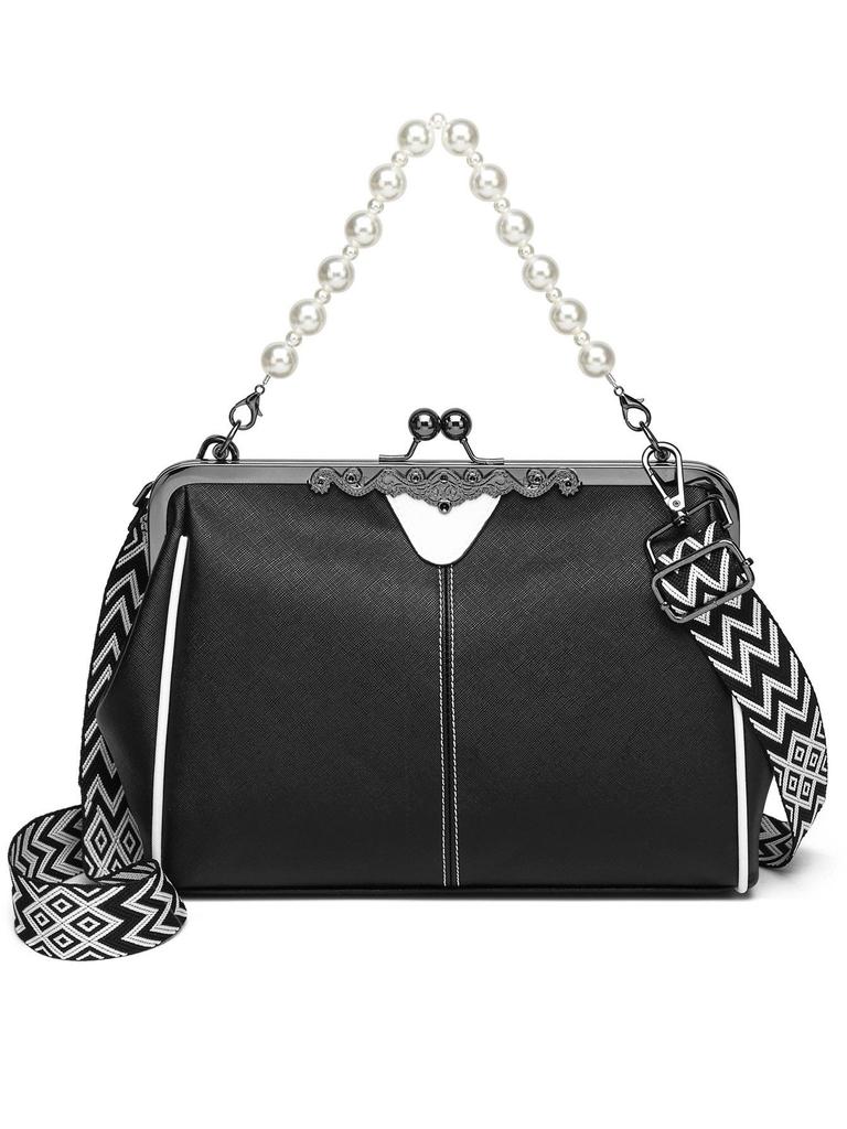 Borsa a Mano Versatile da Donna Europea e Americana Vintage 2025 - Stile a Spalla Singola e Crossbody