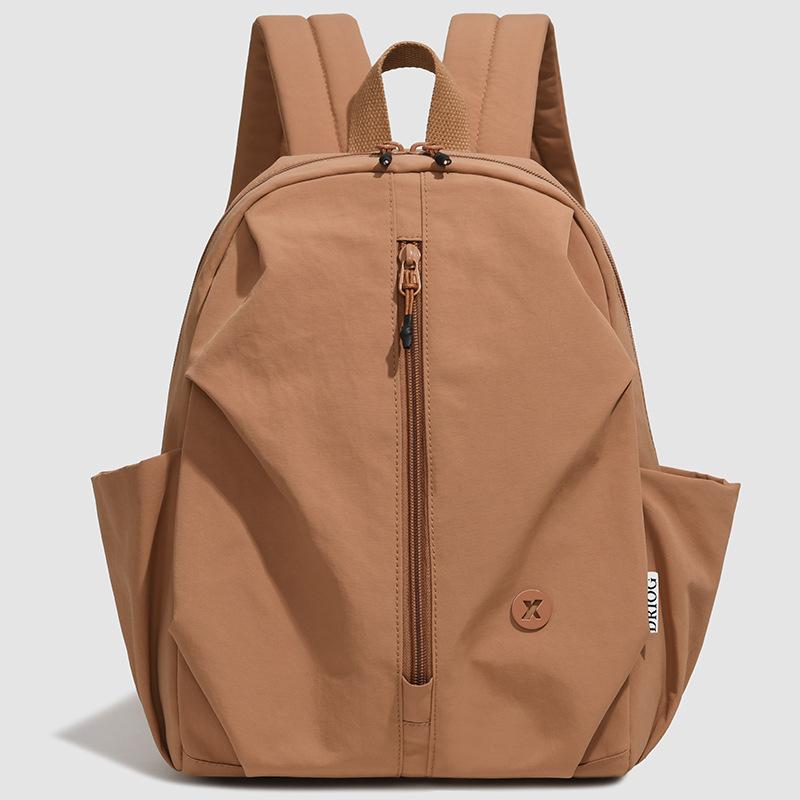 Schoolbag New Versatile Lightweight Nylon Backpack Female Large Capacity Student School Bag Ladies Commuter Backpack