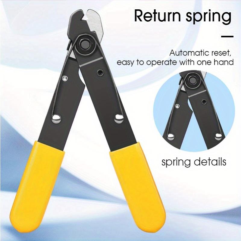 Single Hole Fiber Optic Cable Stripper Clamp Fiber Stripping Pliers Wire Stripper