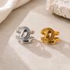 Vintage Hollow Out Adjustable Ring - Cool Korean Style Index Finger Jewelry