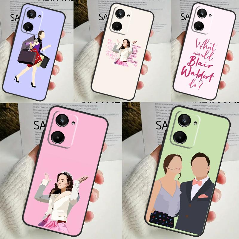 

Чехол Blair Waldorf Chuck Gossip Girl для Realme C67 C55 C53 C51 C35 C33 C31 C30 C25s C21Y GT Neo 5 GT5 9 10 11 12 Pro Plus Realme GT5 Pro
