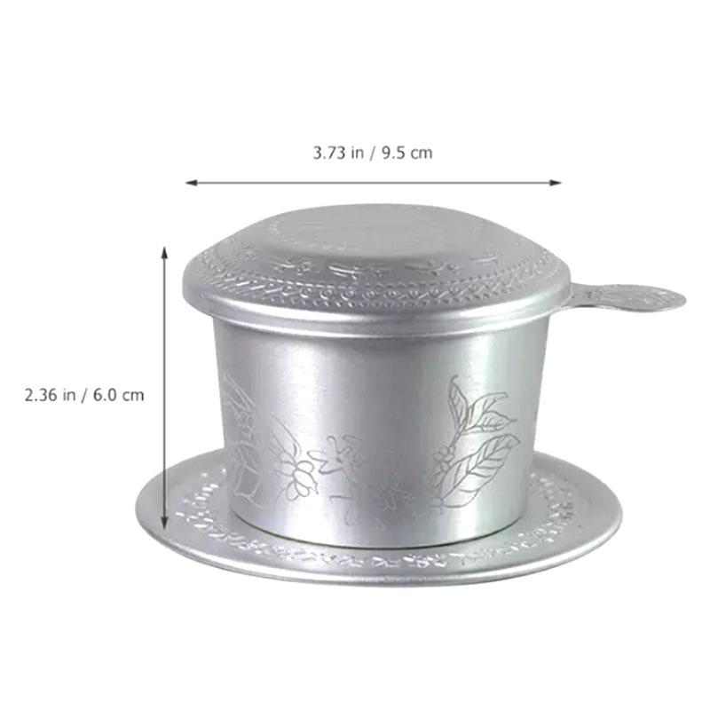 Portable Coffee Dripper Vietnamese Coffee Filter Compact Coffee Supplies Aluminum Coffee Accessories For Lovers Unique Gift