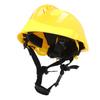 Hard Hat   Lining Heat Resistant Shock Absorbing Slotted Construction   Work Helmet