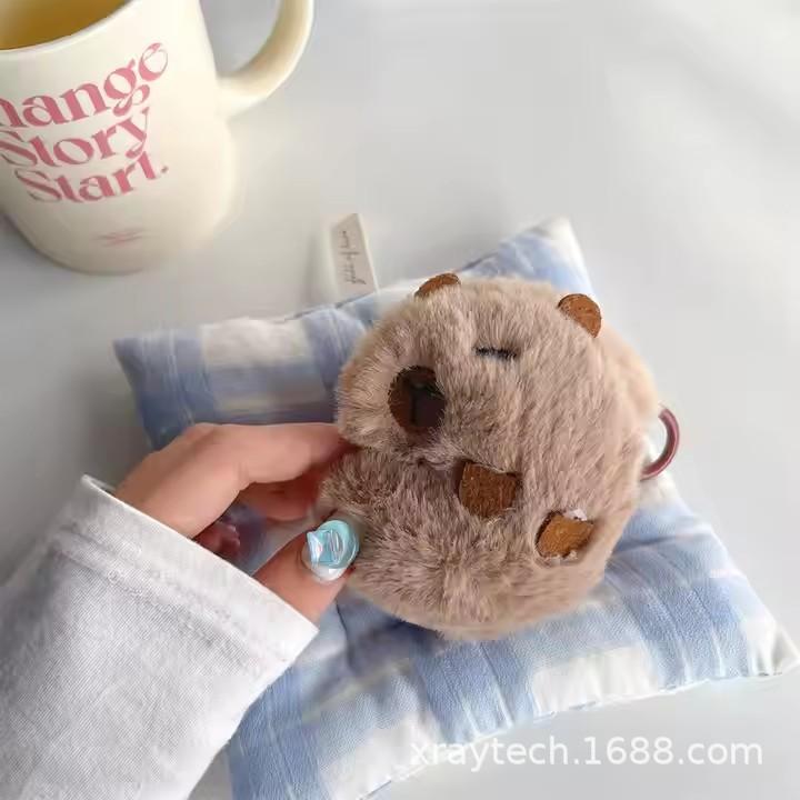 Cute Capibara plush capybara earphone cover for Apple AirPods1 protective case AirPods pro1