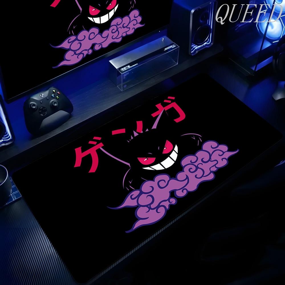 Laptop Black Gaming Accessories Mouse Pad Keyboard Nonslip Rug PC Japan Anime Ppokemon Gengar Mousepad Gamer Keyboard Carpet